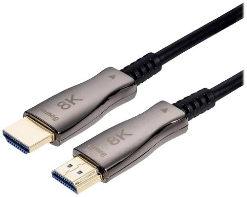 Value HDMI Anschlusskabel HDMI-A Stecker 15m Schwarz 14993484 High Speed-HDMI mit Ethernet HDMI-Kabe von Value