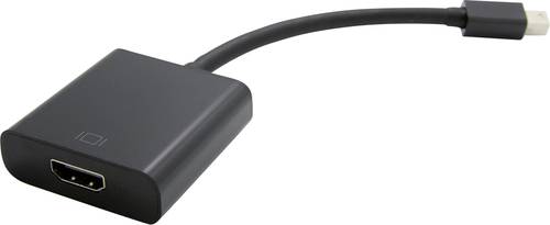 Value Mini-DisplayPort / HDMI Adapterkabel Mini DisplayPort Stecker, HDMI-A Buchse 0.15m Schwarz 12. von Value