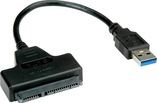 Value USB 2.0 Adapterkabel [1x USB 3.2 Gen 1 Stecker A (USB 3.0) - 1x SATA-Kombi-Buchse 7+15pol.] von Value