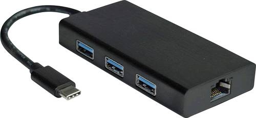 Value USB 2.0 Konverter [1x USB 3.2 Gen 2 Stecker C (USB 3.1) - 1x RJ45-Buchse] von Value