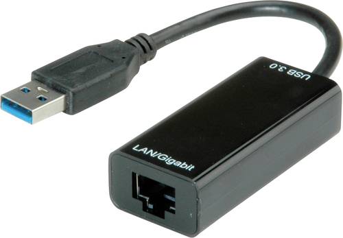 Value USB 3.2 Gen 1 (USB 3.0) Konverter [1x USB 3.2 Gen 1 Stecker A (USB 3.0) - 1x RJ45-Buchse] von Value