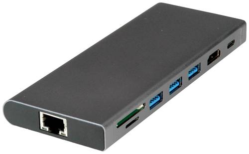 Value USB-C® Dockingstation 12991138 Passend für Marke: Universal integrierter Kartenleser, USB-C� von Value