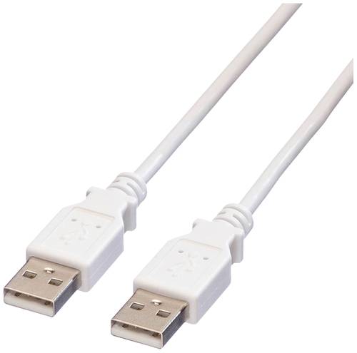 Value USB-Kabel USB 2.0 USB-A Stecker 4.50m Weiß Geschirmt 11.99.8944 von Value