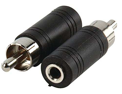 HQ Adapter Cinch Stecker – Klinke 3,5 mm Mono-Buchse von Valueline