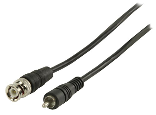 Valueline Cinch-BNC Kabel, Cinch-Stecker auf BNC Stecker (1m) schwarz von Valueline