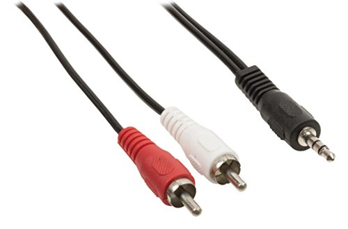 Valueline VLAP22200B50 - Stereo-Audiokabel - 3,5 mm Klinkenstecker auf 2x Cinch Stecker - 5m von Valueline