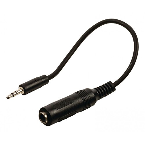 Valueline VLAP22550B02 - Stereo-Audiokabel - 3,5 mm Klinkenstecker auf 6.35 mm Buchse - 20cm von Valueline