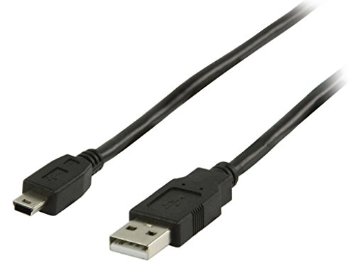 Valueline VLCP60300B30 - USB 2.0 Kabel - Type A Stecker auf Type Mini-B 5-Pin Stecker – Rund - 3m von Valueline
