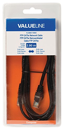 Valueline vlcb85110b20 Kabel Netzwerk RJ45 2 m schwarz von Valueline