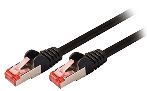 Valueline vlcp85221b025 0.25 m Cat6 S/FTP (S-STP) schwarz Kabel Netzwerkkabel von Valueline