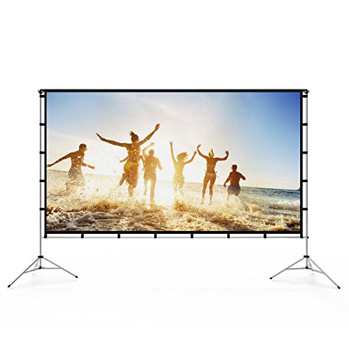 Vamvo Beamer Leinwände 100 Zoll, Outdoor Indoor Projektorleinwand mit Faltbarem Standfuß 16:9 Vamvo Beamer Leinwände 100 Zoll, Outdoor Indoor Projektorleinwand mit Faltbarem Standfuß 16:9 von Vamvo