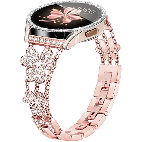 Vamyzji Kompatibel mit Samsung Galaxy Watch 4 Armband 40mm,Samsung Galaxy Watch 5 armband 40mm, Metallarmband für Samsung Watch 4 mit 40mm Gehäuse,Leicht Verstellbares,Glamouröses,Glänzendes Damen Vamyzji Kompatibel mit Samsung Galaxy Watch 4 Armband 40mm,Samsung Galaxy Watch 5 armband 40mm, Metallarmband für Samsung Watch 4 mit 40mm Gehäuse,Leicht Verstellbares,Glamouröses,Glänzendes Damen von Vamyzji