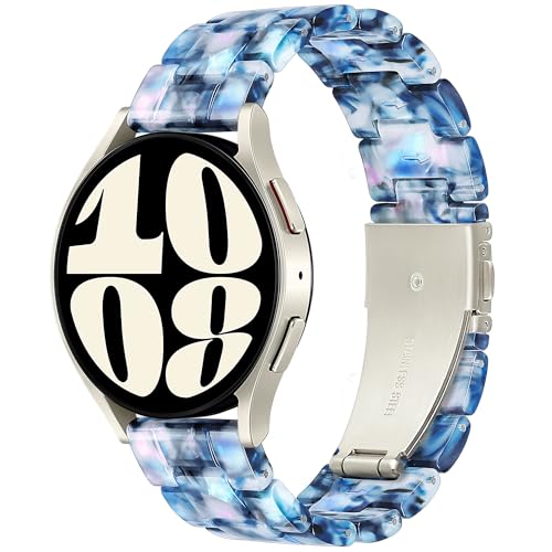 Vamyzji Kompatibel mit Samsung Galaxy Watch 7/6/5/4 40mm 44mm, Samsung Galaxy Watch 5 pro 45mm, Watch 6 Classic 43/47mm Armband, leichtes Harzband für Samsung Watch 4 Classic/Watch 3 41mm/Active 2 Vamyzji Kompatibel mit Samsung Galaxy Watch 7/6/5/4 40mm 44mm, Samsung Galaxy Watch 5 pro 45mm, Watch 6 Classic 43/47mm Armband, leichtes Harzband für Samsung Watch 4 Classic/Watch 3 41mm/Active 2 von Vamyzji