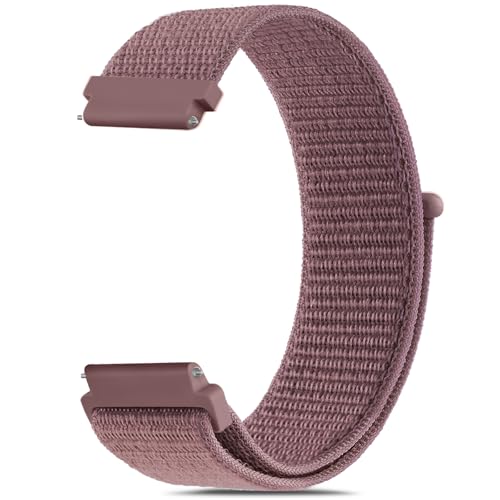 AK für Garmin Forerunner 245/645 Armband, 20mm Quick Release Nylon Uhrenarmband für Garmin Forerunner 55/245/645 Music Damen Herren von Vancle