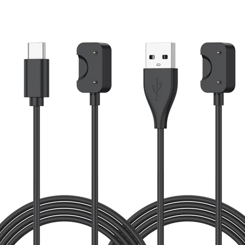 USB-A + USB-C-Kabel für Samsung Galaxy Fit 3 Ladegerät, 1 m, magnetisches Ladekabel, Dock-Ständer für Galaxy Watch Fit 3 SM-R390 Smartwatch, 2 Stück USB-A + USB-C-Kabel für Samsung Galaxy Fit 3 Ladegerät, 1 m, magnetisches Ladekabel, Dock-Ständer für Galaxy Watch Fit 3 SM-R390 Smartwatch, 2 Stück von Vancle