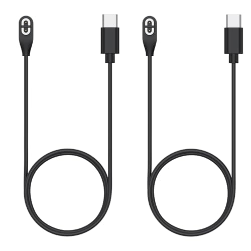 USB-C-Ladegerät für Shokz-Ladekabel, magnetisches Kabel, kompatibel mit Shokz OpenRun Pro, OpenRun, OpenRun Mini, OpenComm Knochenleitungs-Kopfhörer, Aftershokz Aeropex AS800, 2 Stück von Vancle