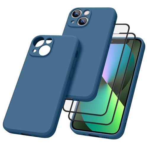 Vancle Handyhülle für iPhone 13 Mini 5,4 Zoll mit 2 Panzerglas - 3-in-1 Set Stoßfestem Silikon Schutzhülle mit Kratzfest Mikrofaserfutter – Ultradünnes iPhone 13Mini Case Vancle Handyhülle für iPhone 13 Mini 5,4 Zoll mit 2 Panzerglas - 3-in-1 Set Stoßfestem Silikon Schutzhülle mit Kratzfest Mikrofaserfutter – Ultradünnes iPhone 13Mini Case von Vancle