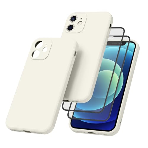 Vancle 3-in-1 für iPhone 12 Mini Hülle mit 2 Stück Panzerglas, Dünne Silikon Handyhülle für iPhone 12 Mini 5,4" Schutzhülle mit Stoßdämpfung und Weiches Faserfutter für iPhone 12 Mini Case Cover Vancle 3-in-1 für iPhone 12 Mini Hülle mit 2 Stück Panzerglas, Dünne Silikon Handyhülle für iPhone 12 Mini 5,4" Schutzhülle mit Stoßdämpfung und Weiches Faserfutter für iPhone 12 Mini Case Cover von Vancle