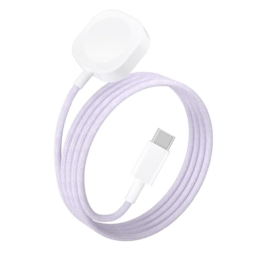 Vancle Apple Watch Ladekabel USB C 1M, Apple Watch Magnetisches Schnellladegerät, Schnelles Nylon Ladekabel Ladegerät für Apple Watch Series 10/9/8/7/6/SE/5/4/3/SE/Ultra Vancle Apple Watch Ladekabel USB C 1M, Apple Watch Magnetisches Schnellladegerät, Schnelles Nylon Ladekabel Ladegerät für Apple Watch Series 10/9/8/7/6/SE/5/4/3/SE/Ultra von Vancle