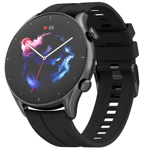 Vancle Armband für Amazfit GTR 47mm Armband für Amazfit GTR 2/GTR 2e/GTR 3/GTR3 Pro/GTR 4,22mm Silikon Quick Release Ersatzarmband Uhrenarmband für Amazfit Stratos 3/2/ Cheetah Pro/Bip 5(Schwarz) von Vancle