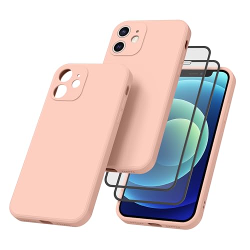 Vancle 3-in-1 für iPhone 12 Mini Hülle mit 2 Stück Panzerglas, Dünne Silikon Handyhülle für iPhone 12 Mini 5,4" Schutzhülle mit Stoßdämpfung und Weiches Faserfutter für iPhone 12 Mini Case Cover Vancle 3-in-1 für iPhone 12 Mini Hülle mit 2 Stück Panzerglas, Dünne Silikon Handyhülle für iPhone 12 Mini 5,4" Schutzhülle mit Stoßdämpfung und Weiches Faserfutter für iPhone 12 Mini Case Cover von Vancle