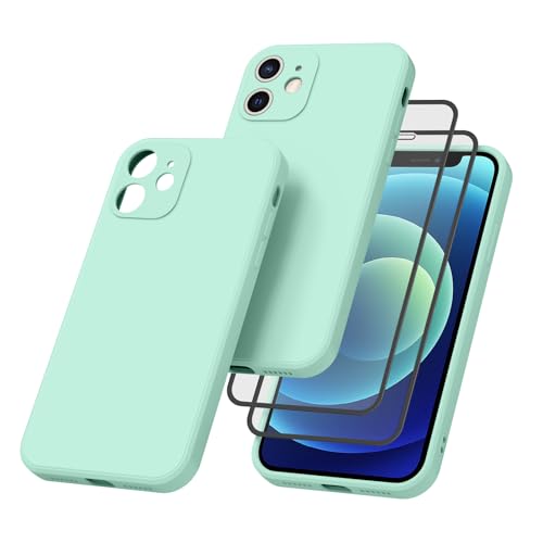 Vancle 3-in-1 für iPhone 12 Mini Hülle mit 2 Stück Panzerglas, Dünne Silikon Handyhülle für iPhone 12 Mini 5,4" Schutzhülle mit Stoßdämpfung und Weiches Faserfutter für iPhone 12 Mini Case Cover Vancle 3-in-1 für iPhone 12 Mini Hülle mit 2 Stück Panzerglas, Dünne Silikon Handyhülle für iPhone 12 Mini 5,4" Schutzhülle mit Stoßdämpfung und Weiches Faserfutter für iPhone 12 Mini Case Cover von Vancle