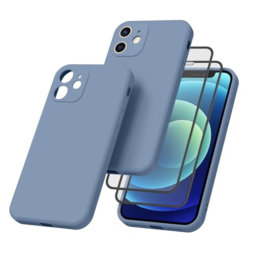 Vancle 3-in-1 für iPhone 12 Mini Hülle mit 2 Stück Panzerglas, Dünne Silikon Handyhülle für iPhone 12 Mini 5,4" Schutzhülle mit Stoßdämpfung und Weiches Faserfutter für iPhone 12 Mini Case Cover Vancle 3-in-1 für iPhone 12 Mini Hülle mit 2 Stück Panzerglas, Dünne Silikon Handyhülle für iPhone 12 Mini 5,4" Schutzhülle mit Stoßdämpfung und Weiches Faserfutter für iPhone 12 Mini Case Cover von Vancle