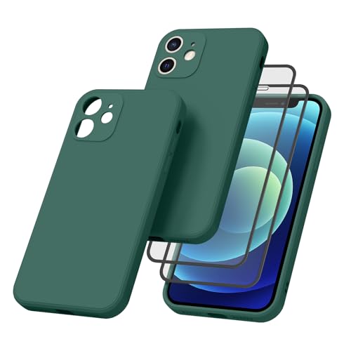 Vancle 3-in-1 für iPhone 12 Mini Hülle mit 2 Stück Panzerglas, Dünne Silikon Handyhülle für iPhone 12 Mini 5,4" Schutzhülle mit Stoßdämpfung und Weiches Faserfutter für iPhone 12 Mini Case Cover Vancle 3-in-1 für iPhone 12 Mini Hülle mit 2 Stück Panzerglas, Dünne Silikon Handyhülle für iPhone 12 Mini 5,4" Schutzhülle mit Stoßdämpfung und Weiches Faserfutter für iPhone 12 Mini Case Cover von Vancle