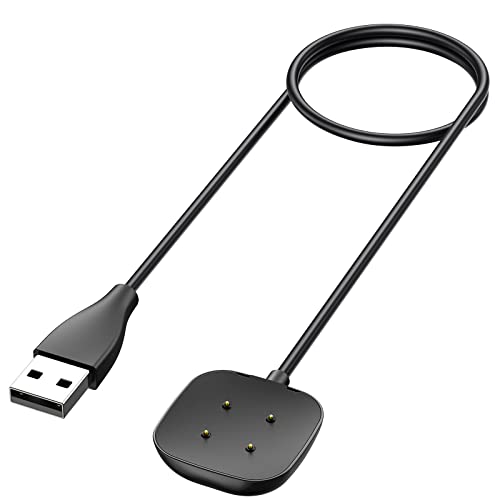 Vancle Ladekabel Kompatibel mit Versa 4/Versa 3/Sense 2/Sense Ladegerät, USB Ladestation für Versa4/3/Sense2/1 (50cm) von Vancle