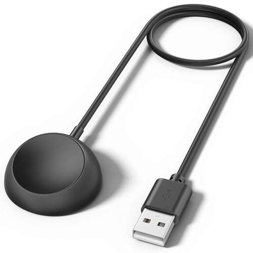 Vancle Ladekabel für Apple Watch, iWatch Uhr Kabel USB Schnellladegerät Tragbare Ladestation, Magnetisches Kabel Cable für Apple Watch Series SE/10/9/8/7/6/5/4/3/2/1/Ultra, Schwarz (Schwarz) von Vancle