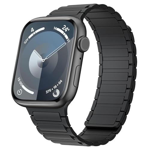 Vancle für Apple Watch Armband 38mm 40mm 41mm 42mm 44mm 45mm 49mm Damen Herren, Silikon Starker Magnet Loop Ersatzbänder, Sport Wasserdicht Uhrenarmband für iWatch Series Ultra 9 8 7 6 5 4 3 2 1 SE von Vancle