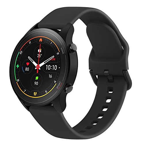 Vancle für Xiaomi Mi Watch Armband,22mm Silikon Ersatzarmband Uhrenarmband für Xiaomi Watch S1 Armband/Xiaomi Watch S1 Active Armband/Xiaomi Mi Watch Color Sport Armband(Schwarz) von Vancle