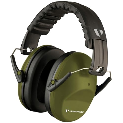 Vanderfields Gehörschutz für Erwachsene - SNR 26dB - 2er-Pack - Baustellen Kopfhörer - Kopfhörer Schule - Gehörschutz Schießsport - Gehörschutz Arbeit für Garten - Lärmschutz Kopfhörer - Lärmschutz von Vanderfields