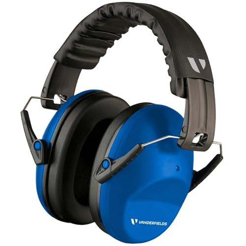 Vanderfields Gehörschutz für Erwachsene - SNR 26dB - Blue Sky - Baustellen Kopfhörer - Kopfhörer Schule - Gehörschutz Schießsport - Gehörschutz Arbeit für Garten - Lärmschutz Kopfhörer - Lärmschutz von Vanderfields