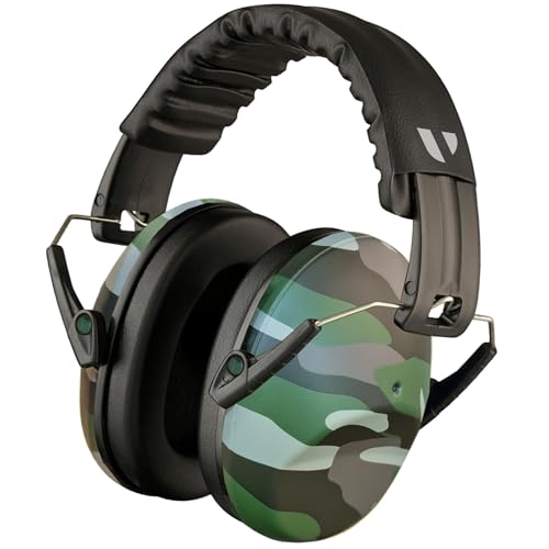 Vanderfields Gehörschutz Noise Cancelling Kopfhoerer Für Erwachsene - SNR 26dB - Gehörschutz Schießsport, Gehörschutz Arbeit für Garten, Lärmschutz Kopfhörer, Kapselgehörschutz, Schallschutzkopfhörer von Vanderfields