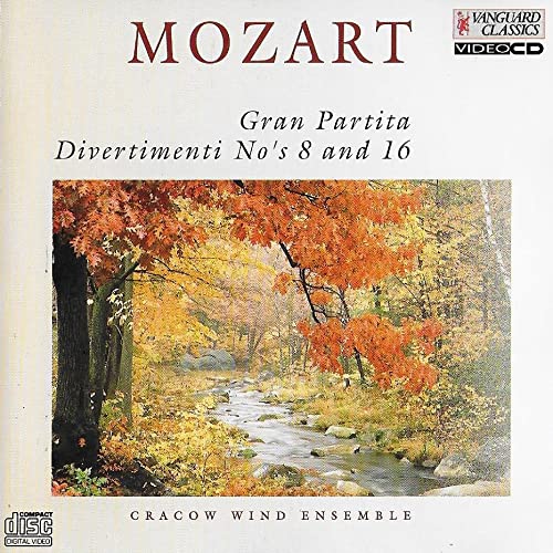 The Cracow Wind Ensemble - Mozart : Gran Partita - Divertimenti No's 8 And 16 [Video CD] von Vanguard Classics
