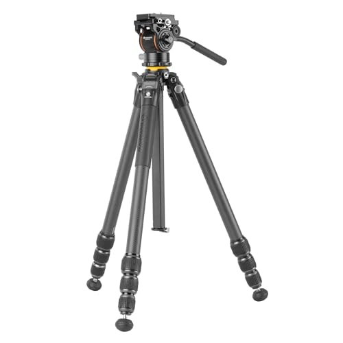 VANGUARD VEO 5 264CV14 – Videostativ aus Carbon mit VEO PV-14 Videokopf - Traglast 8 kg von Vanguard