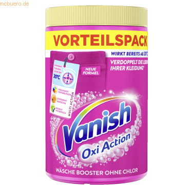 Vanish Fleckenentferner Oxi Action 3256803 1,65kg Vanish Fleckenentferner Oxi Action 3256803 1,65kg von Vanish