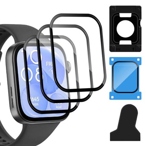 Vanrain Schutzfolie für Huawei Watch Fit 3, 3 Stück Flexible Schutzfolie mit Positionierhilfe HD Weich Folie Anti-Kratzer Blasenfreie Displayschutzfolie Vollständige Abdeckung Vanrain Schutzfolie für Huawei Watch Fit 3, 3 Stück Flexible Schutzfolie mit Positionierhilfe HD Weich Folie Anti-Kratzer Blasenfreie Displayschutzfolie Vollständige Abdeckung von Vanrain