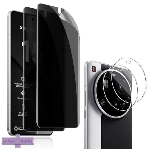 Vanrain Sichtschutz Schutzfolie für Xiaomi Mi 15 Ultra, 2+2 Stück Hydrogel Privacy Schutzfolie und Kameraschutz, TPU Weichfilm Anti Spy Sichtschutz für Xiaomi 15 Ultra Vanrain Sichtschutz Schutzfolie für Xiaomi Mi 15 Ultra, 2+2 Stück Hydrogel Privacy Schutzfolie und Kameraschutz, TPU Weichfilm Anti Spy Sichtschutz für Xiaomi 15 Ultra von Vanrain