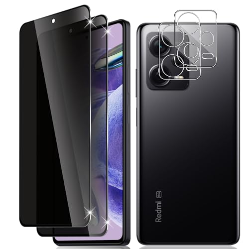 Vanrain Sichtschutz für Panzerglas für Xiaomi Redmi Note 12 Pro Plus/Note 12 Pro+ 5G, 2+2 Stück Privacy Schutzglas und Kameraschutz, Anti Spy Schutzfolie 9H Härte Kratzfest Bläschenfrei Vanrain Sichtschutz für Panzerglas für Xiaomi Redmi Note 12 Pro Plus/Note 12 Pro+ 5G, 2+2 Stück Privacy Schutzglas und Kameraschutz, Anti Spy Schutzfolie 9H Härte Kratzfest Bläschenfrei von Vanrain