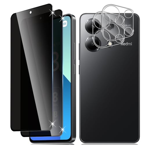 Vanrain Sichtschutz für Panzerglas für Xiaomi Redmi Note 13 4G, 2+2 Stück Privacy Schutzglas und Kameraschutz, Anti Spy Schutzfolie 9H Härte Kratzfest Bläschenfrei Vanrain Sichtschutz für Panzerglas für Xiaomi Redmi Note 13 4G, 2+2 Stück Privacy Schutzglas und Kameraschutz, Anti Spy Schutzfolie 9H Härte Kratzfest Bläschenfrei von Vanrain