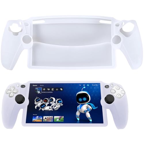Vanrain Silikon Hülle Kompatibel mit Sony PS5 Playstation Portal Schutzhülle, Slim Weiche Silikon-Schutzhülle Tasche, Anti-Kratzer Case Cover Stoßfest Schutzhülle für PS5 Portal, Weiß Vanrain Silikon Hülle Kompatibel mit Sony PS5 Playstation Portal Schutzhülle, Slim Weiche Silikon-Schutzhülle Tasche, Anti-Kratzer Case Cover Stoßfest Schutzhülle für PS5 Portal, Weiß von Vanrain