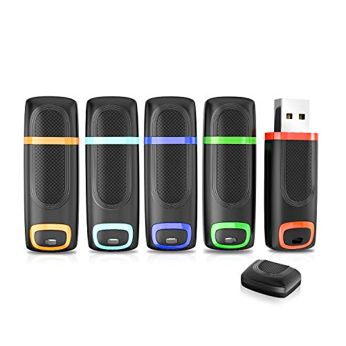 USB Stick 16GB 3.0, 5 Stück Vansuny USB Stick 3.0 16GB, Speicherstick 16 GB mit LED-Licht Kappe und Lanyard Loop für PC/Desktop/Laptop/Car Audio/Spielekonsolen von Vansuny