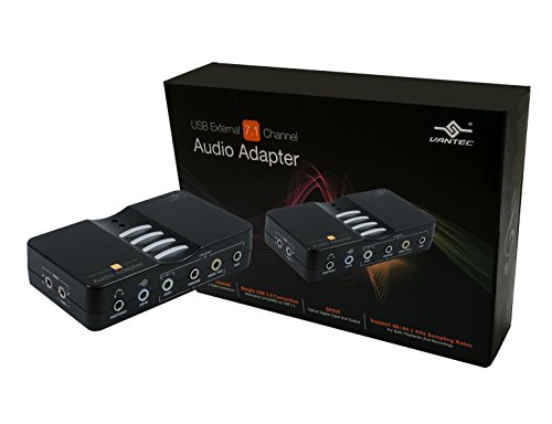Vantec NBA-200U USB External 7.1 Channel Audio Adapter (Black) von Vantec