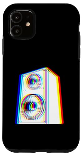 EDM Music Trippy Retro Lautsprecher Vaporwave Techno Rave Party Hülle für iPhone 11 EDM Music Trippy Retro Lautsprecher Vaporwave Techno Rave Party Hülle für iPhone 11 von Vaporwave Style EDM Music Optical Illusion Designs