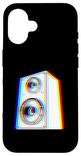 EDM Music Trippy Retro Lautsprecher Vaporwave Techno Rave Party Hülle für iPhone 16 EDM Music Trippy Retro Lautsprecher Vaporwave Techno Rave Party Hülle für iPhone 16 von Vaporwave Style EDM Music Optical Illusion Designs