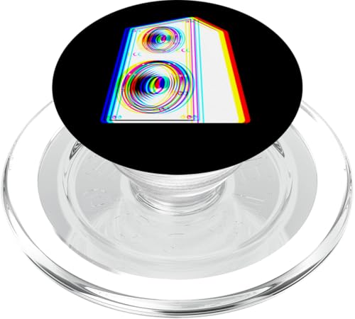 EDM Music Trippy Retro Lautsprecher Vaporwave Techno Rave Party PopSockets PopGrip für MagSafe EDM Music Trippy Retro Lautsprecher Vaporwave Techno Rave Party PopSockets PopGrip für MagSafe von Vaporwave Style EDM Music Optical Illusion Designs