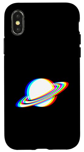 EDM Music Trippy Saturn Planet Vaporwave Techno Rave-Party Hülle für iPhone X/XS EDM Music Trippy Saturn Planet Vaporwave Techno Rave-Party Hülle für iPhone X/XS von Vaporwave Style EDM Music Optical Illusion Designs