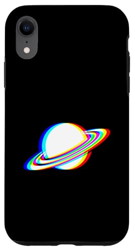 EDM Music Trippy Saturn Planet Vaporwave Techno Rave-Party Hülle für iPhone XR EDM Music Trippy Saturn Planet Vaporwave Techno Rave-Party Hülle für iPhone XR von Vaporwave Style EDM Music Optical Illusion Designs